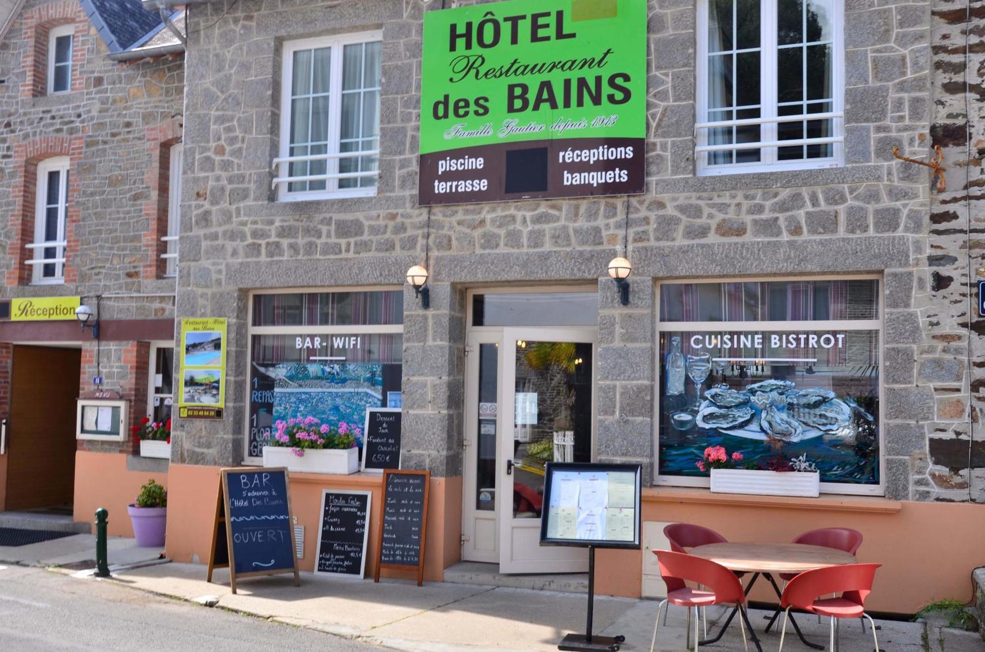 Hotel Des Bains Saint-Jean-le-Thomas Buitenkant foto
