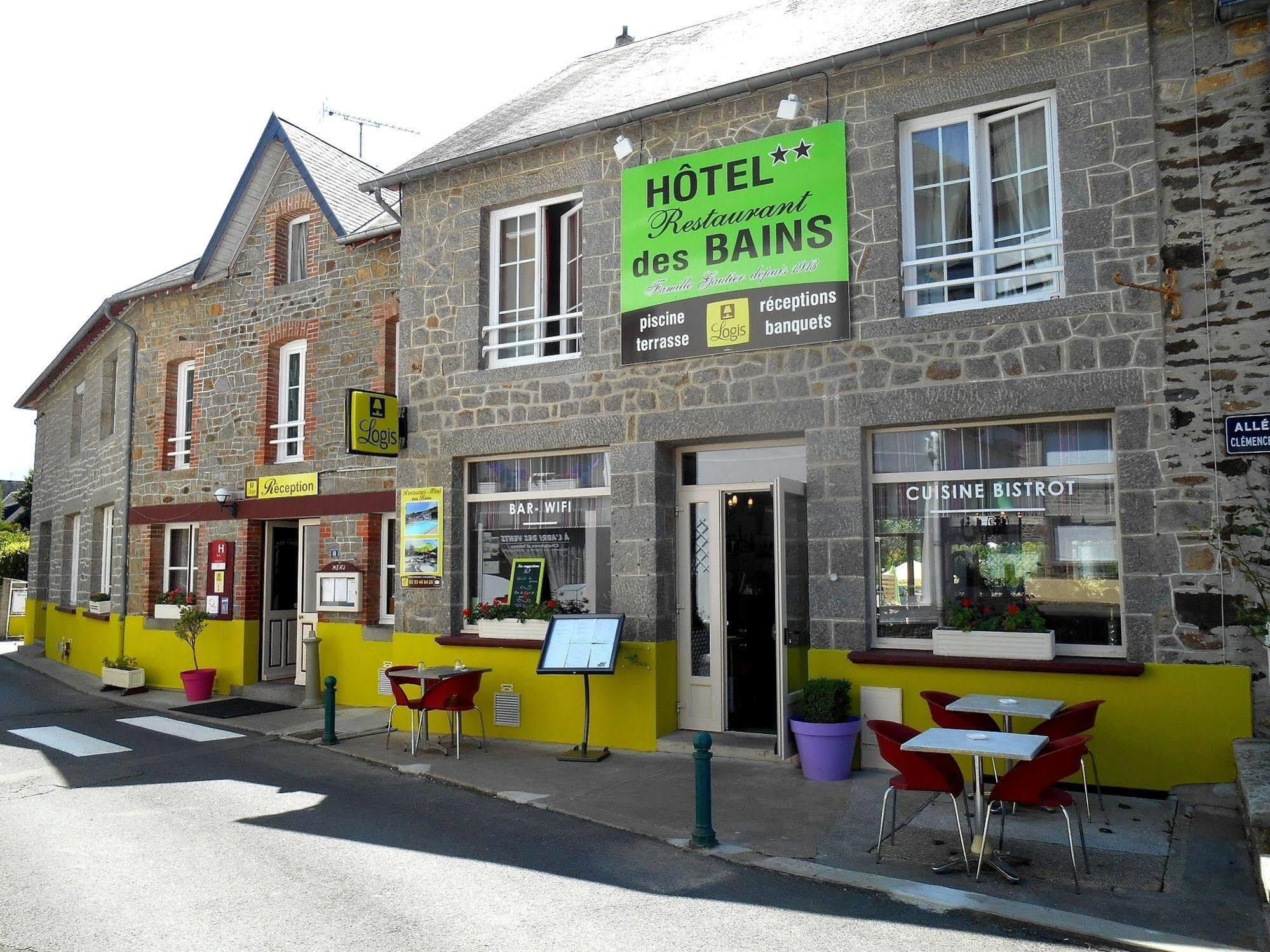 Hotel Des Bains Saint-Jean-le-Thomas Buitenkant foto